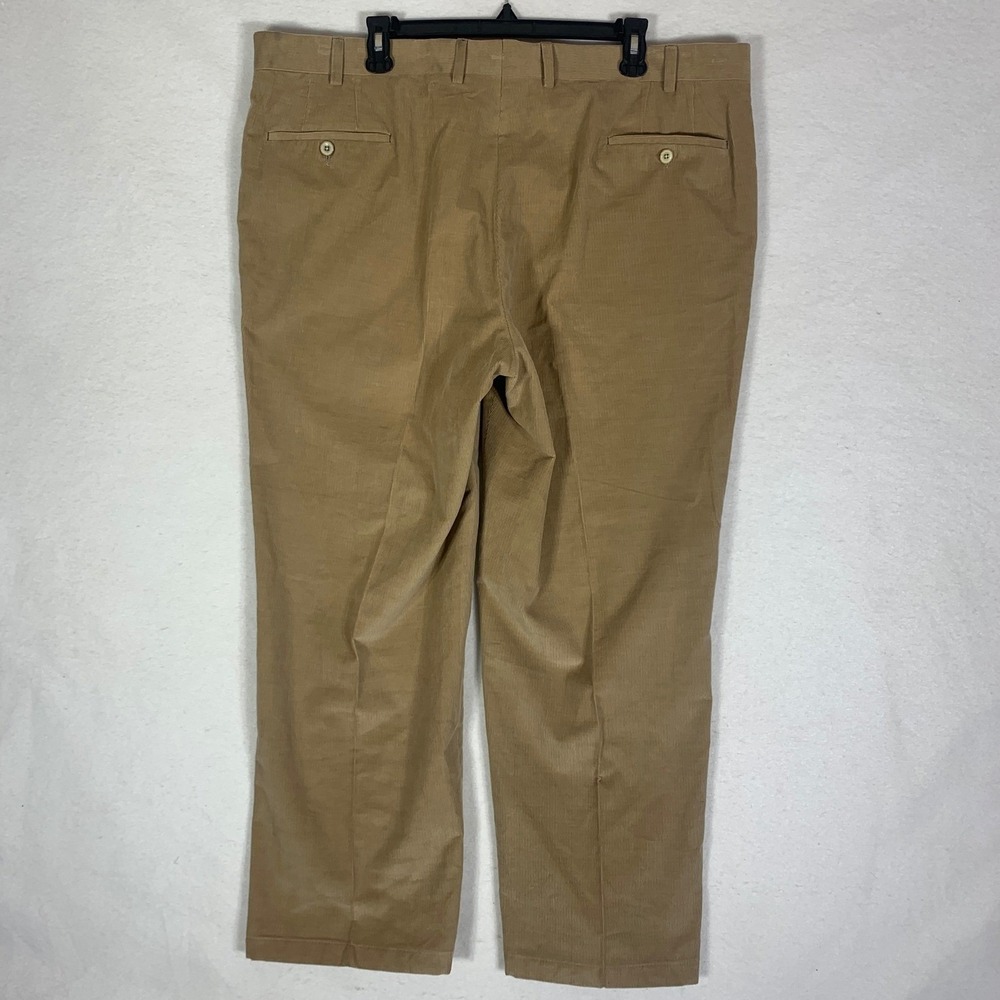 Peter Millar Duca Visconti‎ Trousers Mens 42 Tan Corduroy Dress Pants Italian - Picture 5 of 11